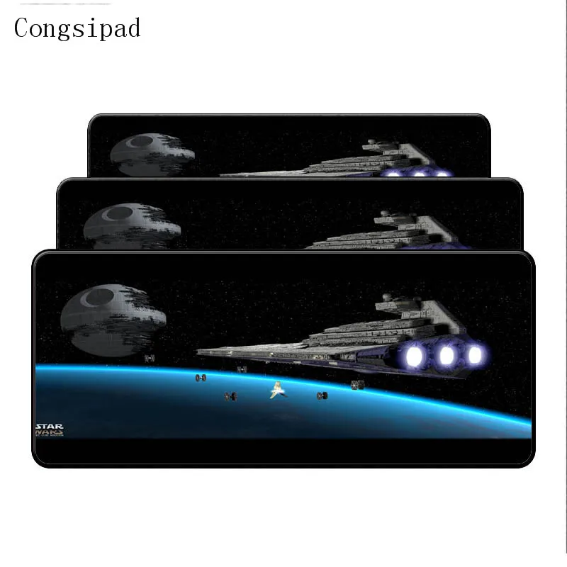 Игровой коврик для мыши Congsipad Star War Movie с закругленными краями большой ПК ноутбука