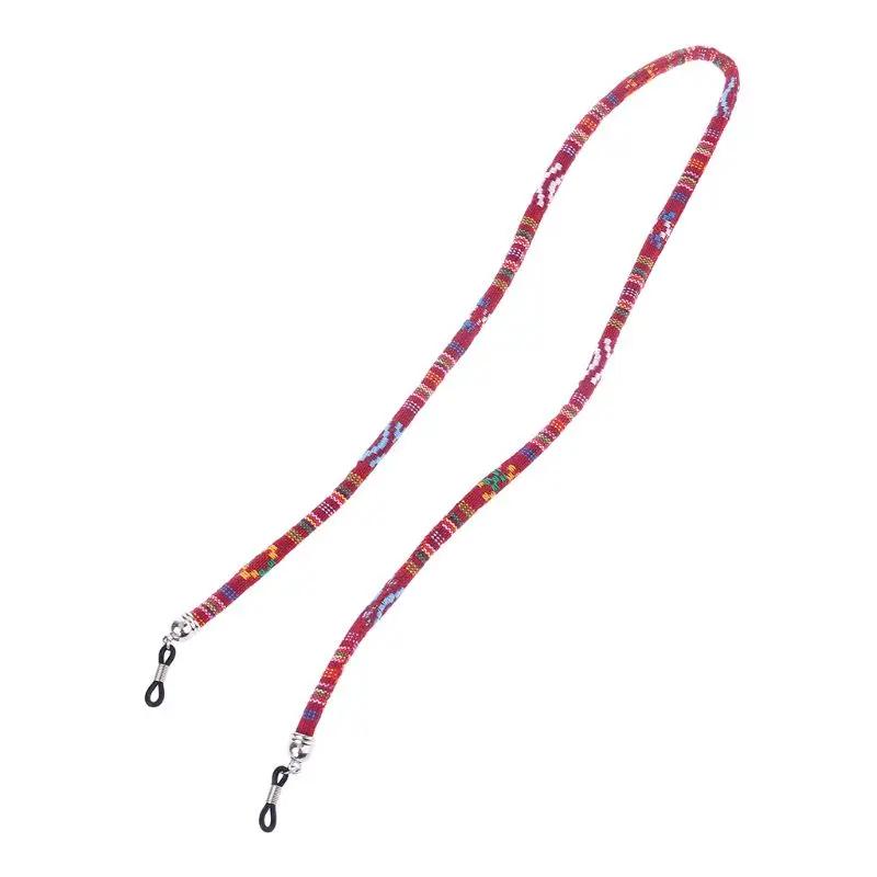 Этнический стиль многоцветные очки веревка 6 мм солнцезащитные очки шейный шнур ремешок очки струны держатель - Цвет: 9