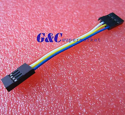 

10PCS Dupont Wire Jumper Cable 2.54mm 80mm 4-Pin Female Connector