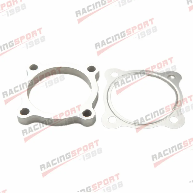 

3" 4 Bolt SS304 Turbo Exhaust Downpipe Flange + Gasket T4 GT35 T3/60-1 GT3582R