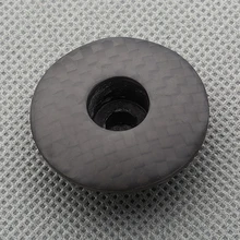 NO LOGO 3K matte carbon fiber bicycle parts headset top cap mtb bike washer or stem cap carbon road cycling fork cover 6g