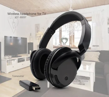 

Wireless TV Headset Home Theater headset Computer PC MP3 Music Helmet With PC TV Wireleess Transmit can connect more Headphones