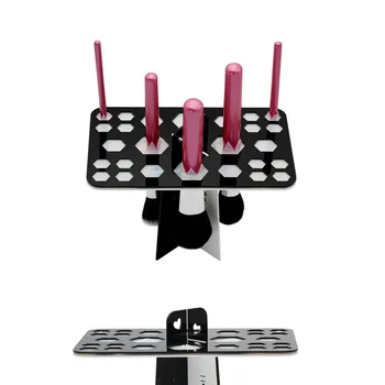 

26 Square Hole Makeup Brush Holder Collapsible Tower Tree Rack Nail Art Brushes Desplay Holders Drying Stand Storage Makeup Tool