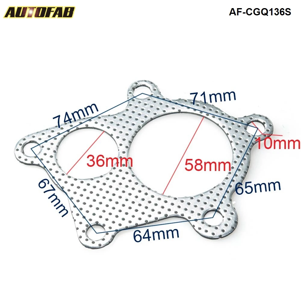 f22,b16,b18,d16 THUNDERBIRD T3 T3T4 5 BOLT DOWNPIPE GASKET TURBO