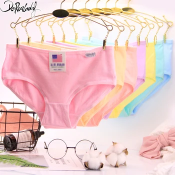 

DeRuiLaDy Fashion Women Cotton Panties For Ladies 2018 New Briefs Seamless Underwear Female Sexy Lingerie Lntimates Panties