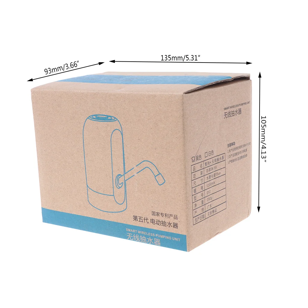 Автоматический электрический портативный безопасный водяной насос диспенсер галлон переключатель питьевой бутылки