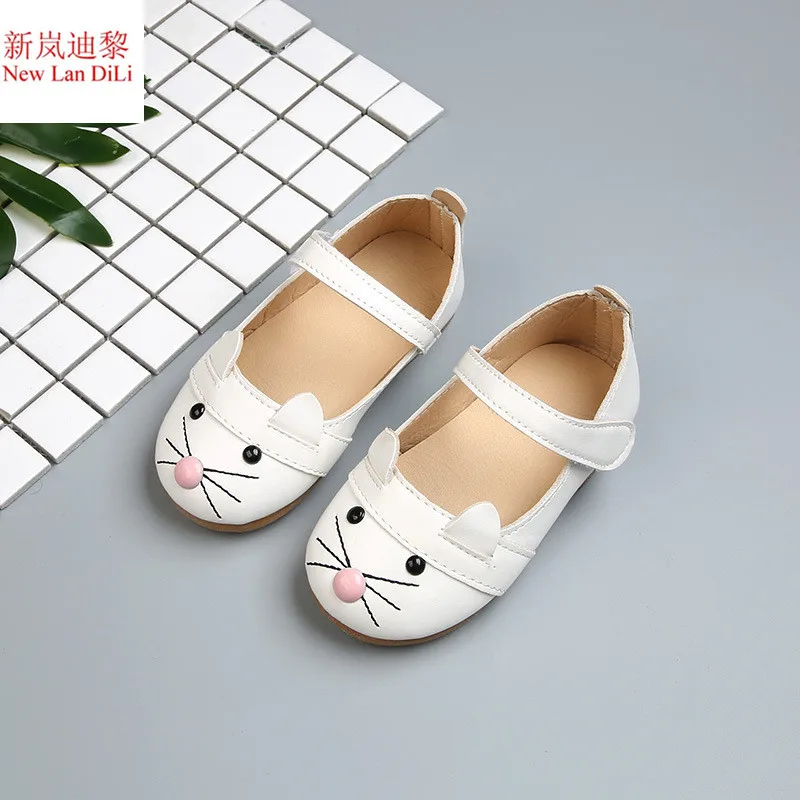 Cute Animal Patterns Children Shoes Girls Flats Spring Autumn Girls Princess Casual Singel Shoes