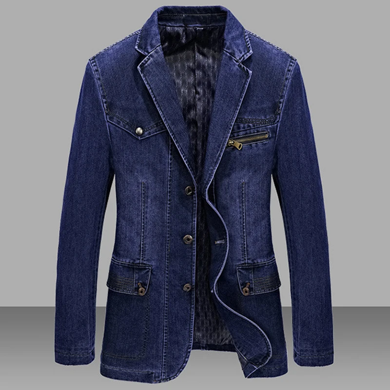 European and American Style Men 's Denim Jackets High Quality Design Spring Brand Mens Denim Jacket and Coat Plus Size 4XL C896 European and American Style Men 's Denim Jackets High Quality Design Spring Brand Mens Denim Jacket and Coat Plus Size 4XL C896