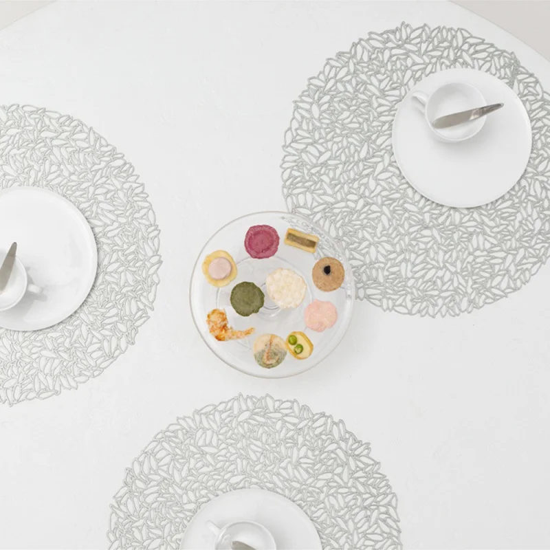 Креативный полый Подсолнух подстилка для обеденного стола подставки ПВХ изолированный журнальный столик коврик для кухни украшение дома