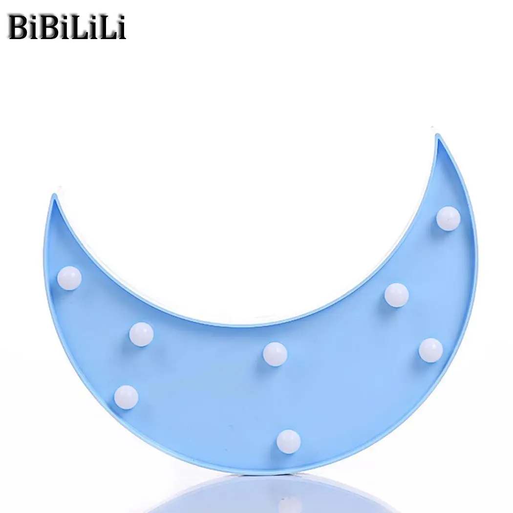 Light Blue Home Wall Night With Etc Home Moon 1pc Light