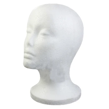 

Female Foam Wig Hair Hat Glasses Display Mannequin Manikin Styrofoam Head Model