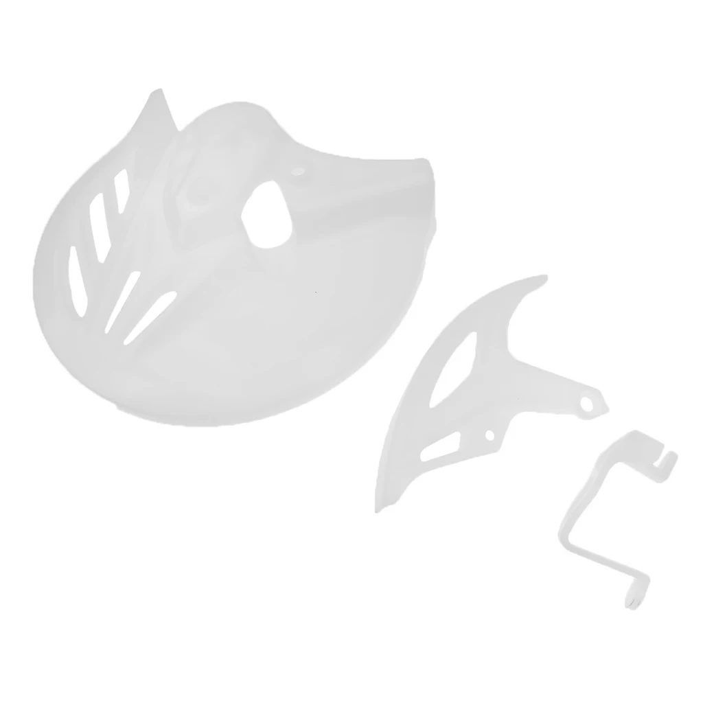 Rear Front Brake Disc Rotor Guard Cover Protector KIT For Honda CRF 250R 14-17 450R 13-16 Motorcycle Brake Guard Cover