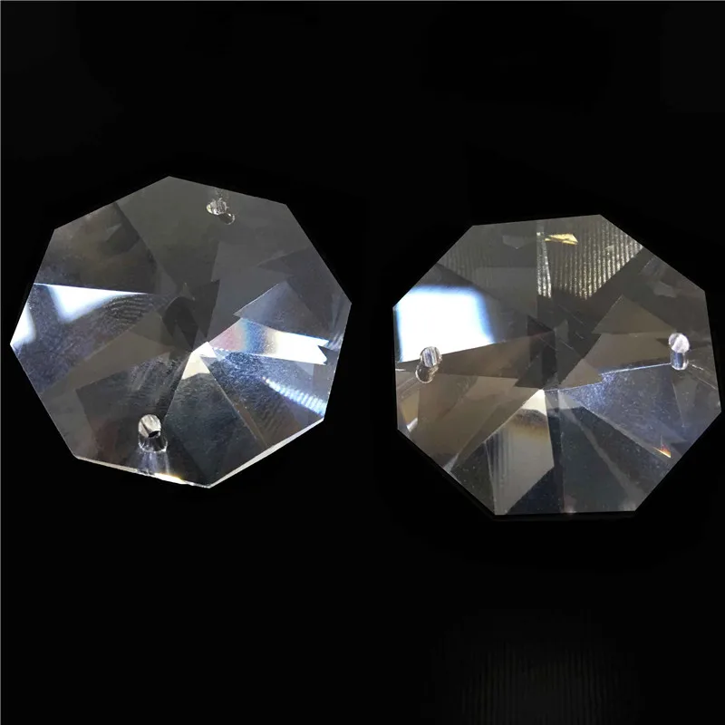14 мм, 16 мм, 20 мм Восьмиугольные кристаллы, S крючки для украшения дома/свадьбы