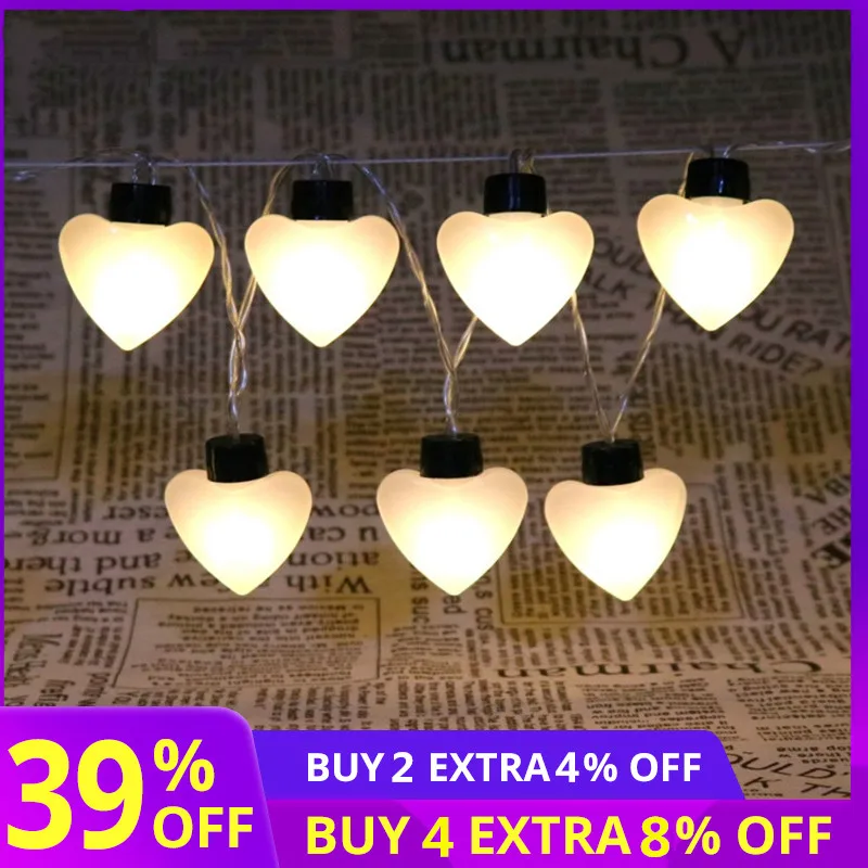 

6m fairy lights string battery waterproof with remote control multi-function suitable for living room yard led lights decoration