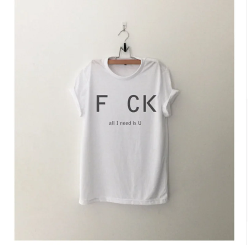 Skuggnas All I Need Is U Funny Tshirt Tumblr Shirt Teenage Girl