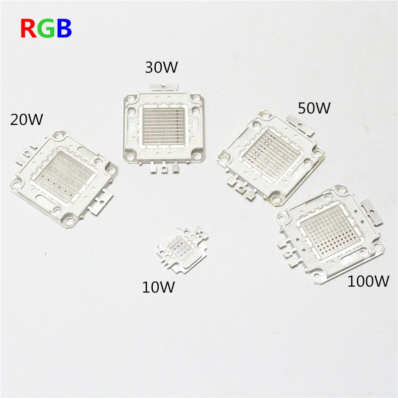 10 Вт 20 Вт 30 Вт 50 Вт 100 Вт SMD светодиодный светильник светодиодный чип высокой мощности интегрированный COB Epistar SMD для Точечный светильник прожектор светильник