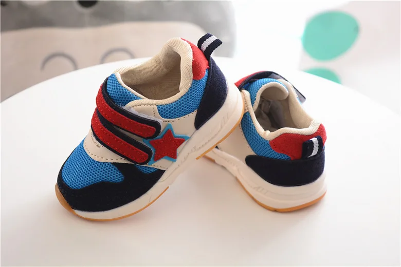 Наивысшего качества модные детские повседневные спортивные туфли обувь для бега для девочек и мальчиков Нескользящие дышащие детские кроссовки для новорожденных