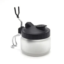 Аэрограф чистящий горшок стабилизатор стеклянная банка бутылки держатель краска станция фильтр ремонтный инструмент набор Бутылка Маникюр поставка татуировки