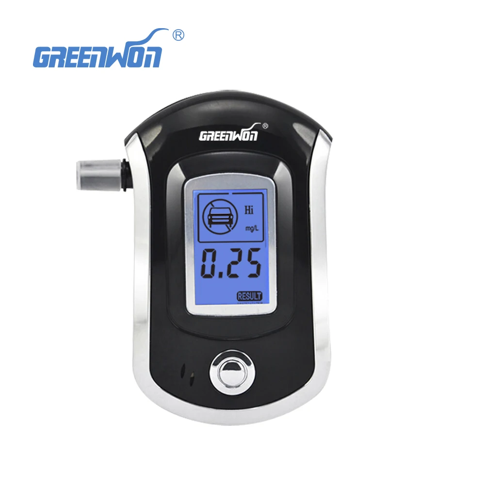 

2018 100% guaranteed New digital alcohol tester Patent update version with 5 mouthpieces hide in car styling hot