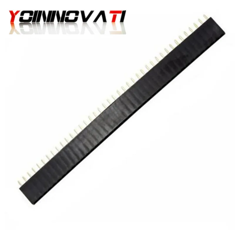 

10pcs 2.54 1X40 pin breakaway Straight female header 40 pins Single Row 2.54 mm Pitch Straight Needle Female Pin Header