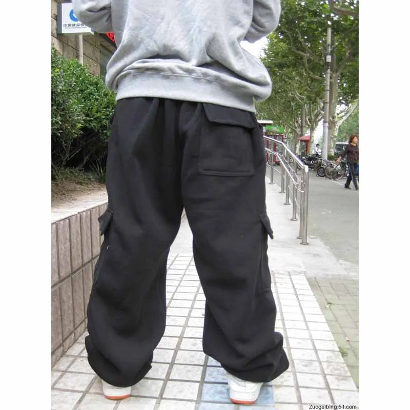 Брюки мужские спортивные в стиле хип хоп|loose cargo pants|cargo pantscasual joggers |
