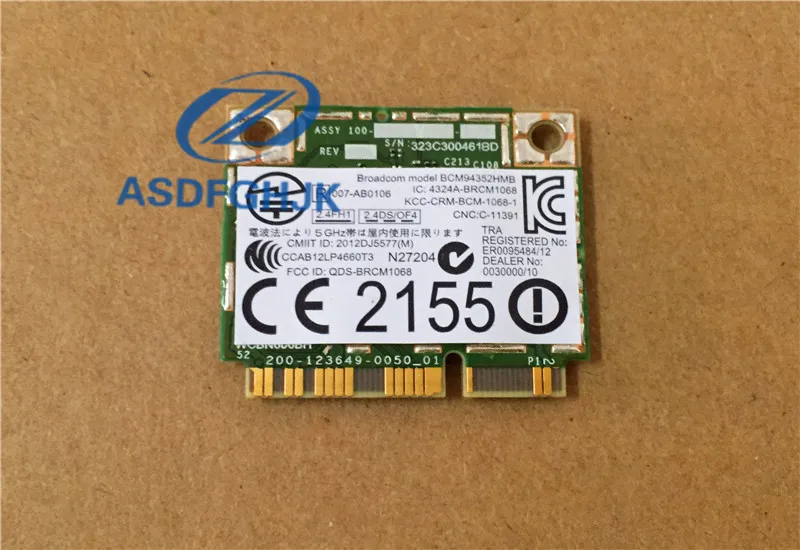 Оригинал для Dell Wireless DW1550 Precision M4800 WiFi Card Bluetooth 4 0 H PN. TVFF3 0TVFF3 CN 100% Test ok|bluetooth 4.0|bluetooth