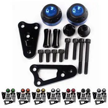 

CNC Front & Rear Wheel Fork Slider Protector For Yamaha YZF R3 R25 MT-25 MT-03 2014 2015 2016 2017