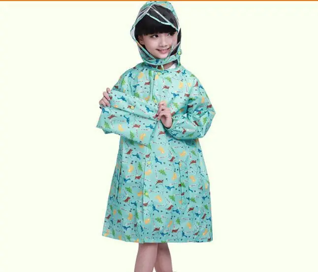 High quality transparent big brim children take bag raincoat-in Raincoats from Home & Garden on 