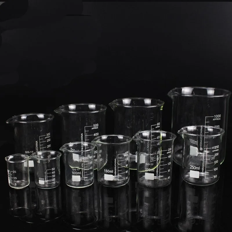 LINYEYUE 600 мл стеклянный шейкер боросиликатное стекло измерительная термоустойчивая чашка сопротивление лабораторное химическое оборудование