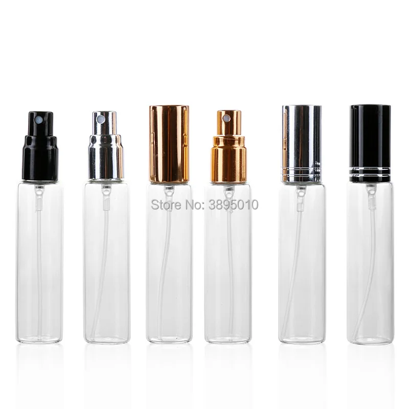 15ML 빈 유리 향수 스프레이 병 작은 화장품 용기 바이알 리필 분무기 포장 F487