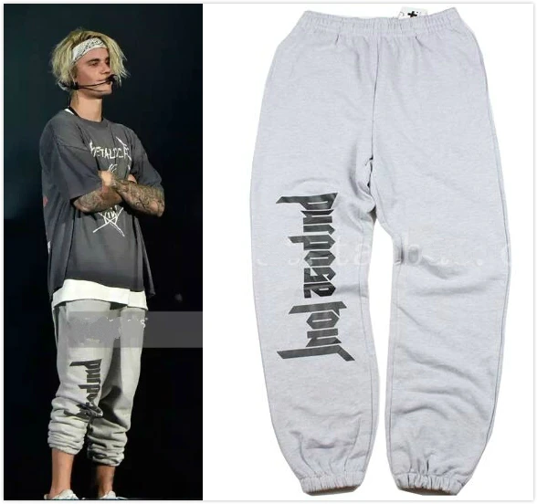 justin bieber purpose tour sweatpants