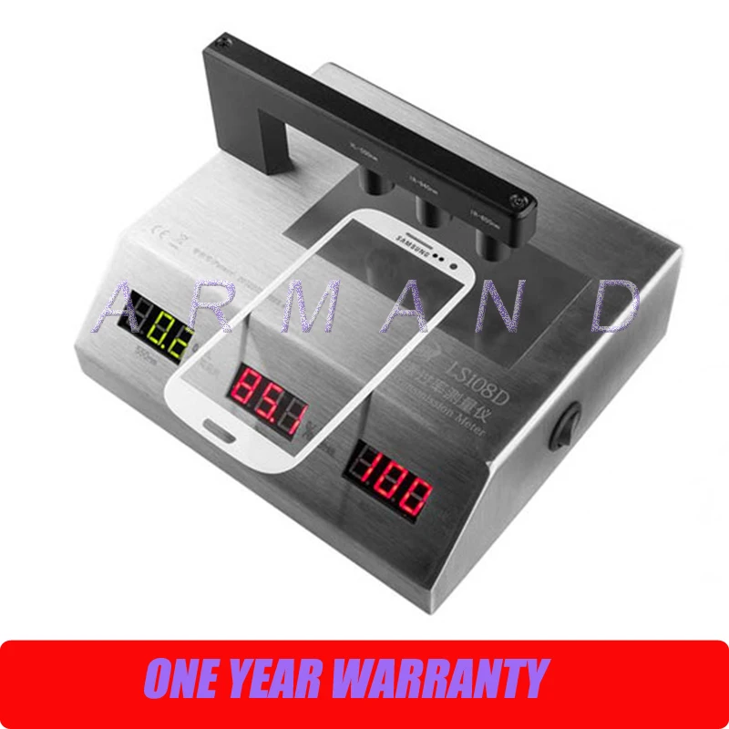 

LENS Transmission Meter LS108D testing the transmission value of the mobile phone lens Spectrum Transmission Meter