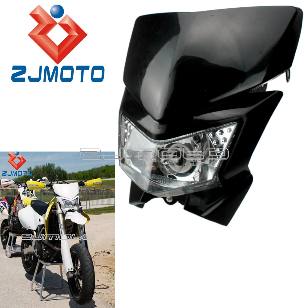 

Dirt Bike Off Road Motorcycle Universal Motocross Headlight Headlight Fairing For KX KLX XR CRF WR YZ RMZ KXF DTR DR DRZ 250