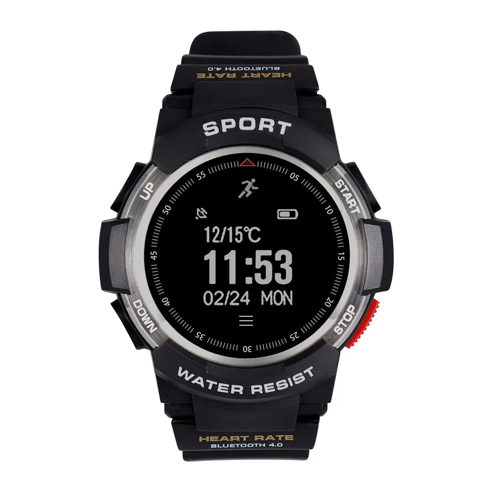 696 F6 Bluetooth 4.0 Smart Watch Waterproof Sleep Monitor Remote Camera GPS Sports