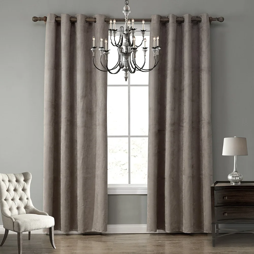 

Plaid Blackout Curtain Home Decor Curtain For Living Room Darpe Suede Curtains for Bedroom Rideaux Window Living Room Customized