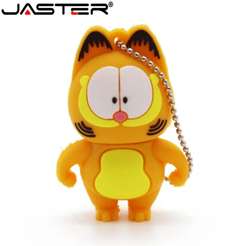 USB флеш память JASTER Mini Garfield Series Pendriver2.0 4 ГБ 8 16 32 64 ГБ|USB флэш-накопители| |