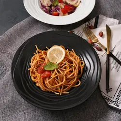 Творческий Западная Италия Лицевая панель бытовой керамический поднос Западная соломенная шляпа суп фруктовый салат тарелка