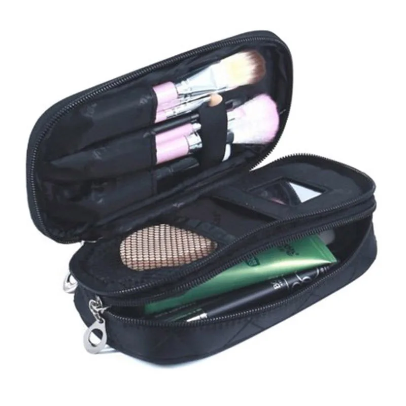 

Double Layer Toothbrush Toothpaste Toiletry Stored Cosmetic Bag Make Up Case Portable Makeup Storage Wash Bags for Women Men