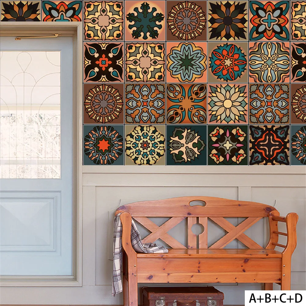 Наклейка s Винтаж Morac настенная плитка наклейка живопись украшение дома Наклейка кухонный плакат Акция Новое поступление художественные обои