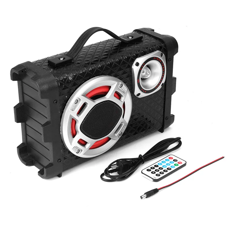 

Power Speaker Portable Speaker Ultra Thin 35W TF USB AUX Ceramic Treble Subwoofer Large Black for Car Mobile Phone Mp3 Mp4