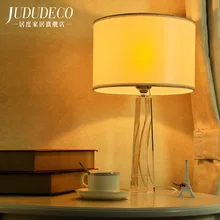 Японский настольную лампу Европейский прикроватная лампа настольная лампа в европейском стиле с украшением в виде кристаллов украшение для стола для спальни гостиной E27 E26