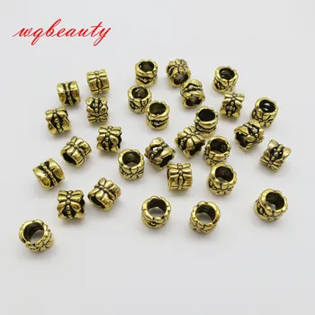 

10pcs-30pcs golden plated hair braid dread dreadlock bead clip cuff approx 4.8mm inner hole