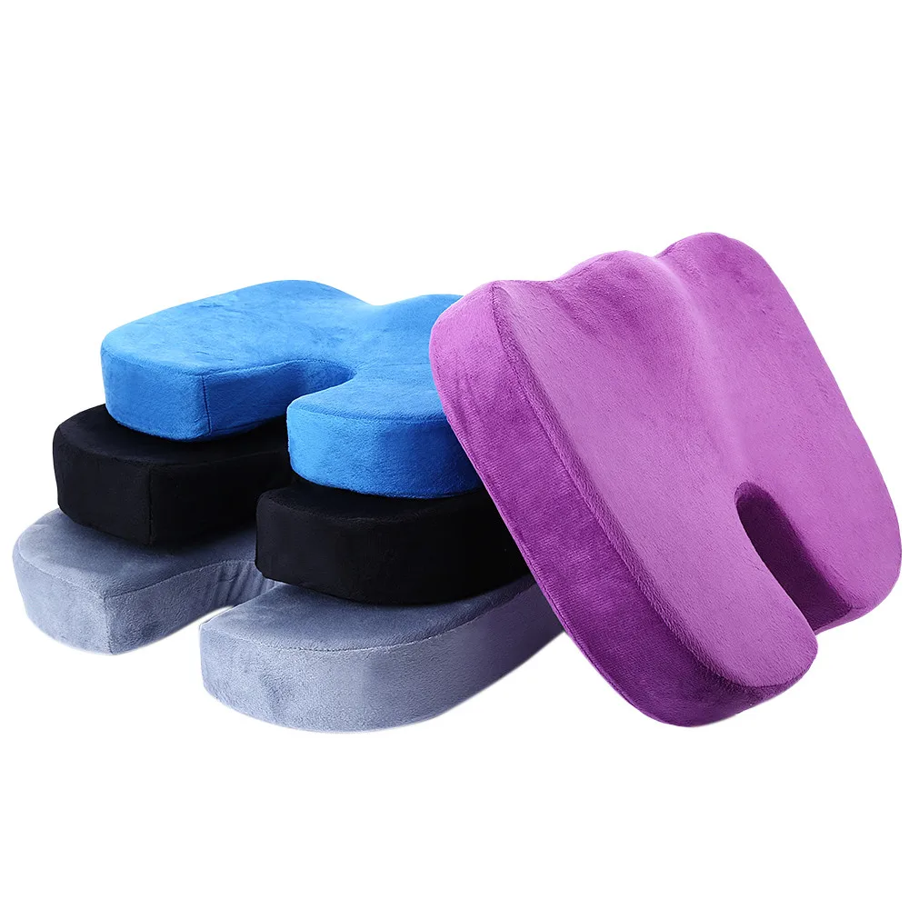 Hot New Coccyx Orthopedic Memory Foam Seat Cushion for Chair Car Office Home Bottom Seats Massage Cushion almofada cojines02