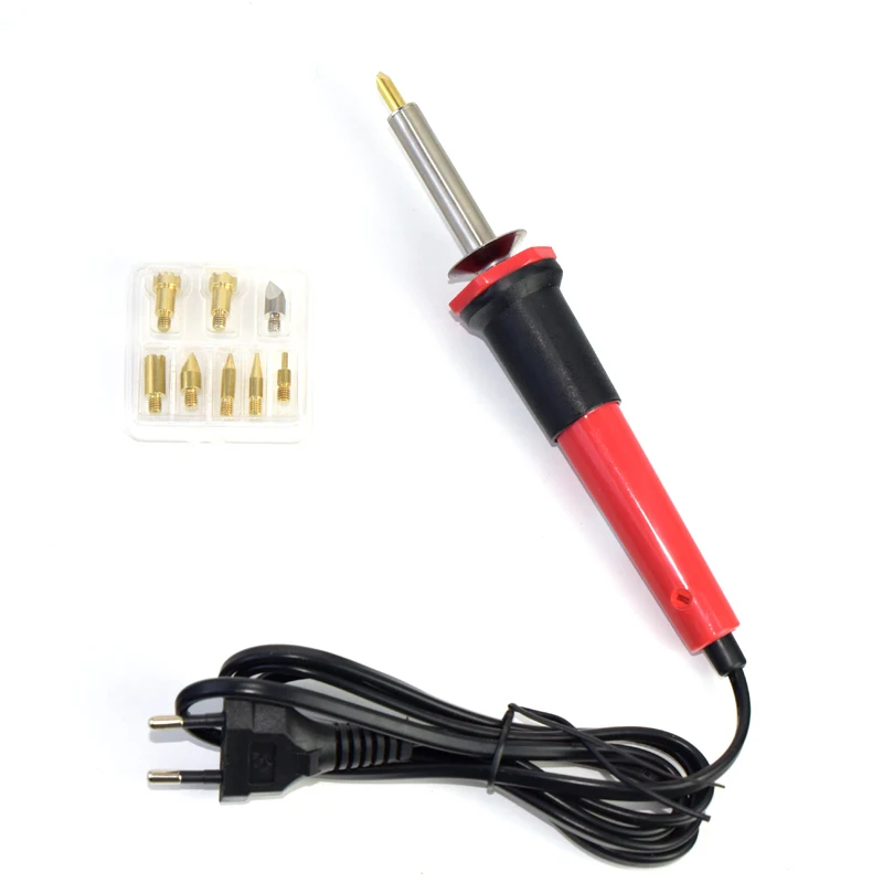 Free shipping 9 Tips Wood Pyrography Tool US EU plug 220V 30W Wood Burning Pen Set Woodburning Carving Solder Pen Free shipping 9 Tips Wood Pyrography Tool US EU plug 220V 30W Wood Burning Pen Set Woodburning Carving Solder Pen