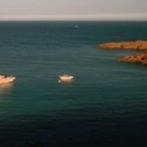 Boats in the sea  Esterel Massif  French Riviera  Provence-Alpes-Cote d'Azur  France Poster Print (30 x 12)