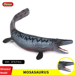 Oenux оригинальная Морская жизнь Плотоядные животные Tylosaurus T-REX фигурки Юрского периода дикие животные Mosasaur модель игрушки для детей