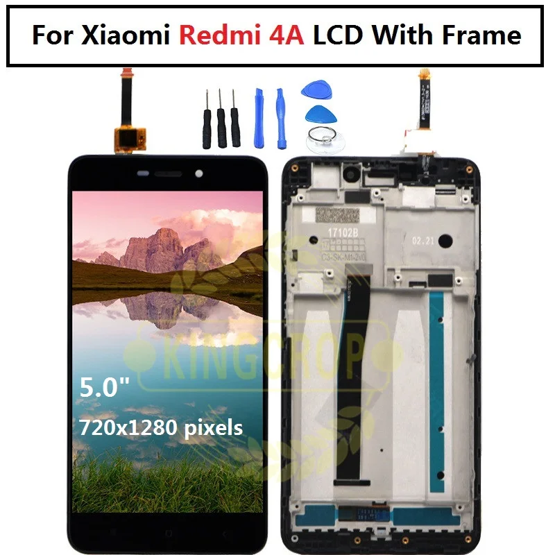 

Xiaomi Redmi 4A LCD Display Touch Screen Digitizer Assembly With Frame 4A Pro Display Replacement For 5.0" Xiaomi Redmi 4A LCD