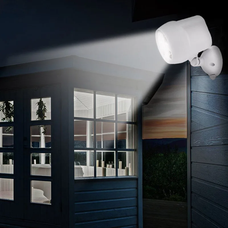

4LEDs Motion Sensor Light IP65 Waterproof Outdoor Lights Security Lamp for Wall Garden Driveway GQ999
