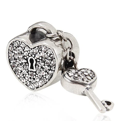 charm pandora cuore con chiave charm pandora cuore con chiave