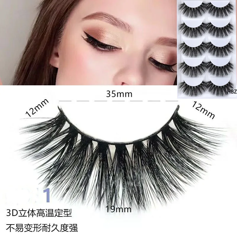 

NEW 50 Box 3d Mink lashes 100% Thick real mink false eyelashes natural for Beauty Makeup Extension fake Eyelashes false lashes